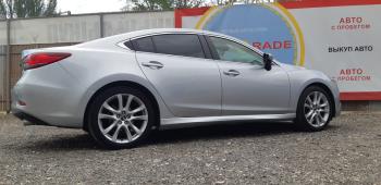 3 499 р. Пластиковые накладки порогов Фанат Тюнинг Mazda 6 GJ 1 рестайлинг универсал (2015-2018) (неокрашенные (глянец под окраску))  с доставкой в г. Кемерово. Увеличить фотографию 4