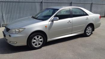 Пластиковые накладки порогов Фанат Тюнинг Toyota Camry XV30 дорестайлинг (2001-2004)