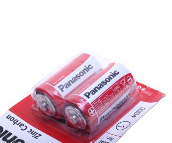 205 р. Батарейка C R14 1.5V блистер 2шт. Zinc Carbon PANASONIC  с доставкой в г. Кемерово. Увеличить фотографию 2