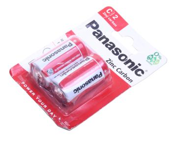 Батарейка C R14 1.5V блистер 2шт. Zinc Carbon PANASONIC
