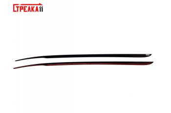 Водосток лобового стекла Премиум Стрелка 11 GENESIS G70 IK седан дорестайлинг (2017-2021) (черные)