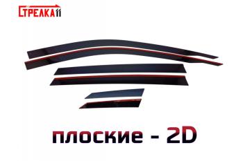 Дефлекторы окон 2D Стрелка11 Skoda Kamiq (2019-2025)