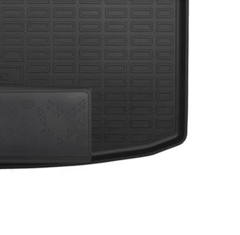Коврик в багажное отделение с защитным фартуком Norplast Unidec JAC T9 (2021-2025) Pickup Double Cab (черный)