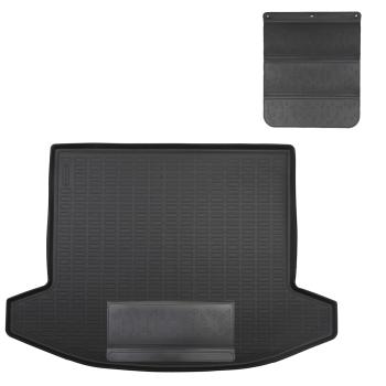 Коврик в багажное отделение с защитным фартуком Norplast Unidec SOUEAST S07 1 (2024-2025) (черный)