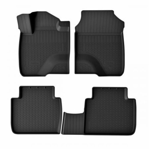 2 599 р. Коврики салонные Norplast Unidec  Honda ZR-V  1 (2022-2025) (черные)  с доставкой в г. Кемерово