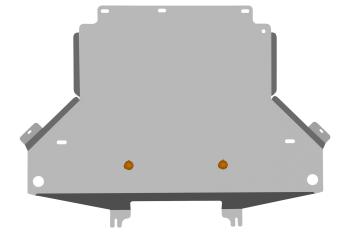 Защита переднего электромотора и крепеж подходит для ZEEKR 001 (24-)(3мм) электро, AT, 4WD  Зикр
