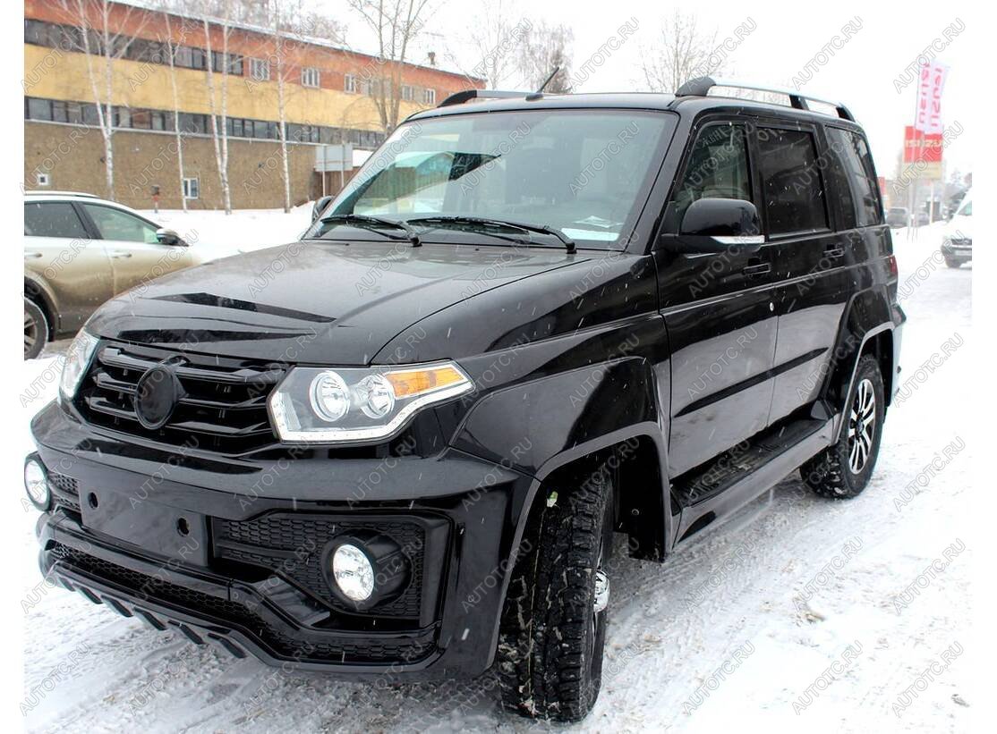23 999 р. Бампер передний GRAND  Уаз Патриот ( Спорт,  3163 5-дв.,  3163 5 дв.) (2012-2025) 1-ый рестайлинг, 2-ой рестайлинг (неокрашенный)  с доставкой в г. Кемерово