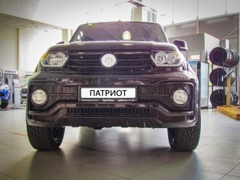 23 999 р. Бампер передний GRAND  Уаз Патриот ( Спорт,  3163 5-дв.,  3163 5 дв.) (2012-2025) 1-ый рестайлинг, 2-ой рестайлинг (неокрашенный)  с доставкой в г. Кемерово. Увеличить фотографию 4