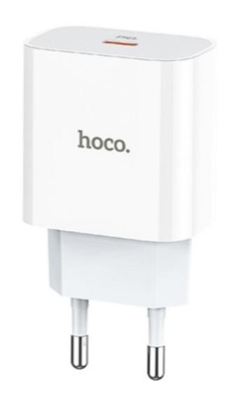399 р. Устройство зарядное в розетку 1USB Type C HOCO  с доставкой в г. Кемерово. Увеличить фотографию 1