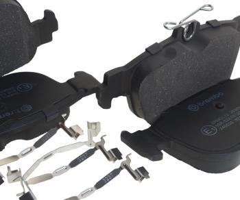 8 999 р. Колодки тормозные VW Golf 6,Jetta AUDI A1,A3 SKODA Octavia,Superb (10-) задние (4шт.) BREMBO  с доставкой в г. Кемерово. Увеличить фотографию 2