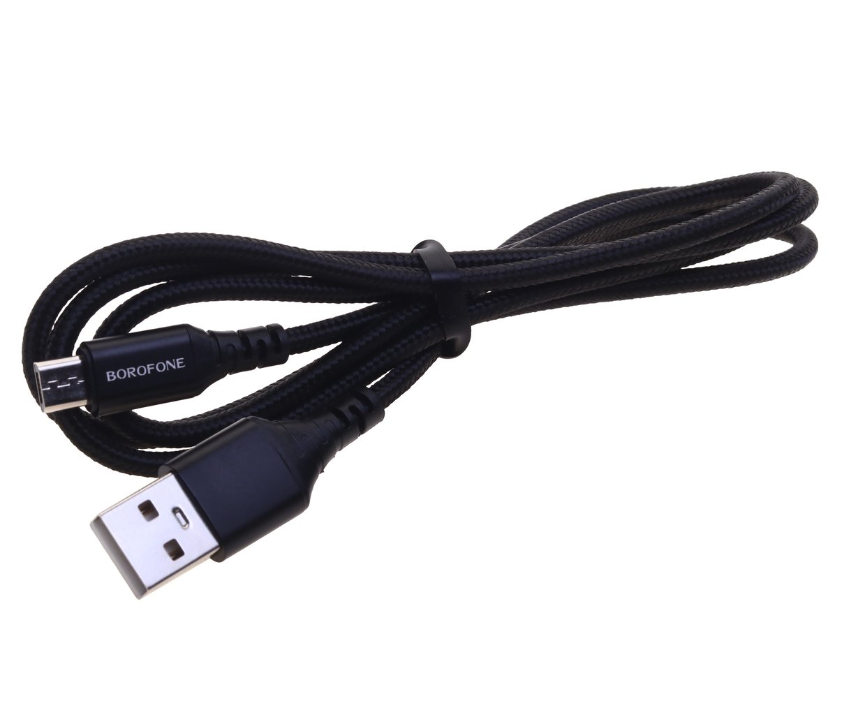 83 р. Кабель micro USB 1м черный BOROFONE  с доставкой в г. Кемерово