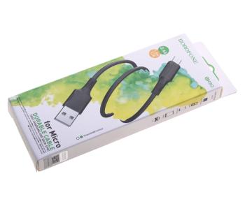 82 р. Кабель micro USB 1м черный BOROFONE  с доставкой в г. Кемерово. Увеличить фотографию 2