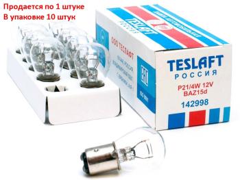 31 р. Лампа 12V P214W BAZ15d 44015лм Стандарт TESLAFT (Россия)  с доставкой в г. Кемерово. Увеличить фотографию 1