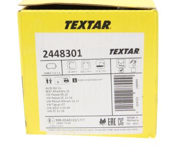 3 999 р. Колодки тормозные VW AUDI SEAT SKODA задние (4шт.) TEXTAR  с доставкой в г. Кемерово. Увеличить фотографию 3