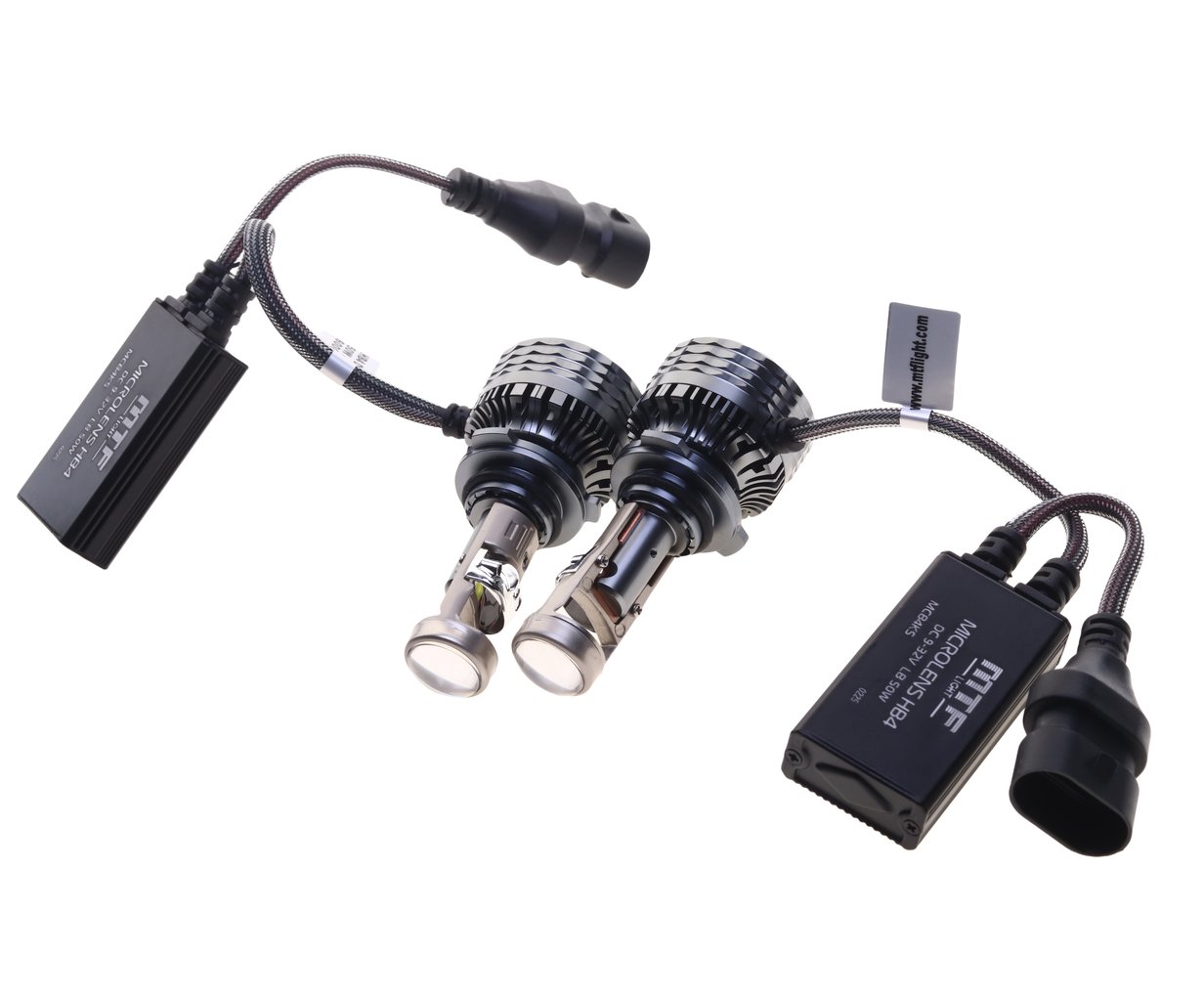 5 599 р. Лампа светодиодная 12V HB4 P22d с линзой бокс (2шт.) MTF  с доставкой в г. Кемерово