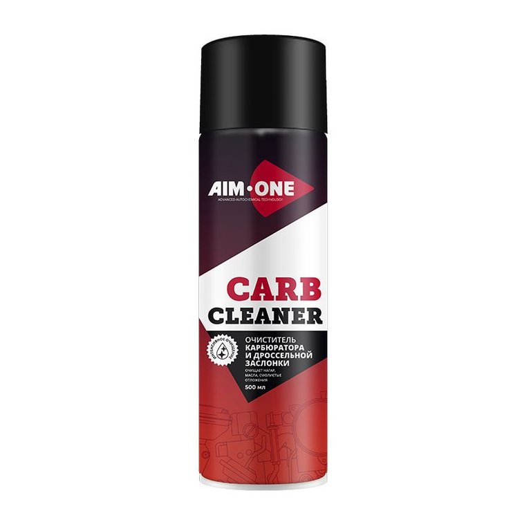 207 р. Очиститель дроссельной заслонки и карбюратора 500мл аэрозоль Carb Cleaner AIM-ONE  с доставкой в г. Кемерово