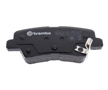 4 999 р. Колодки тормозные HYUNDAI Solaris (10-) KIA Rio (11-) задние (4шт.) BREMBO  с доставкой в г. Кемерово. Увеличить фотографию 4