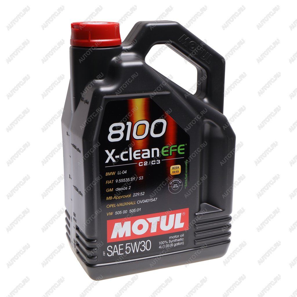 5 699 р. Масло моторное 8100 X-CLEAN EFE 5W30 синт.4л MOTUL  с доставкой в г. Кемерово