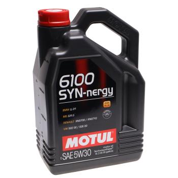 3 799 р. Масло моторное 6100 SYN-NERGIE 5W30 псинт.4л MOTUL  с доставкой в г. Кемерово. Увеличить фотографию 1