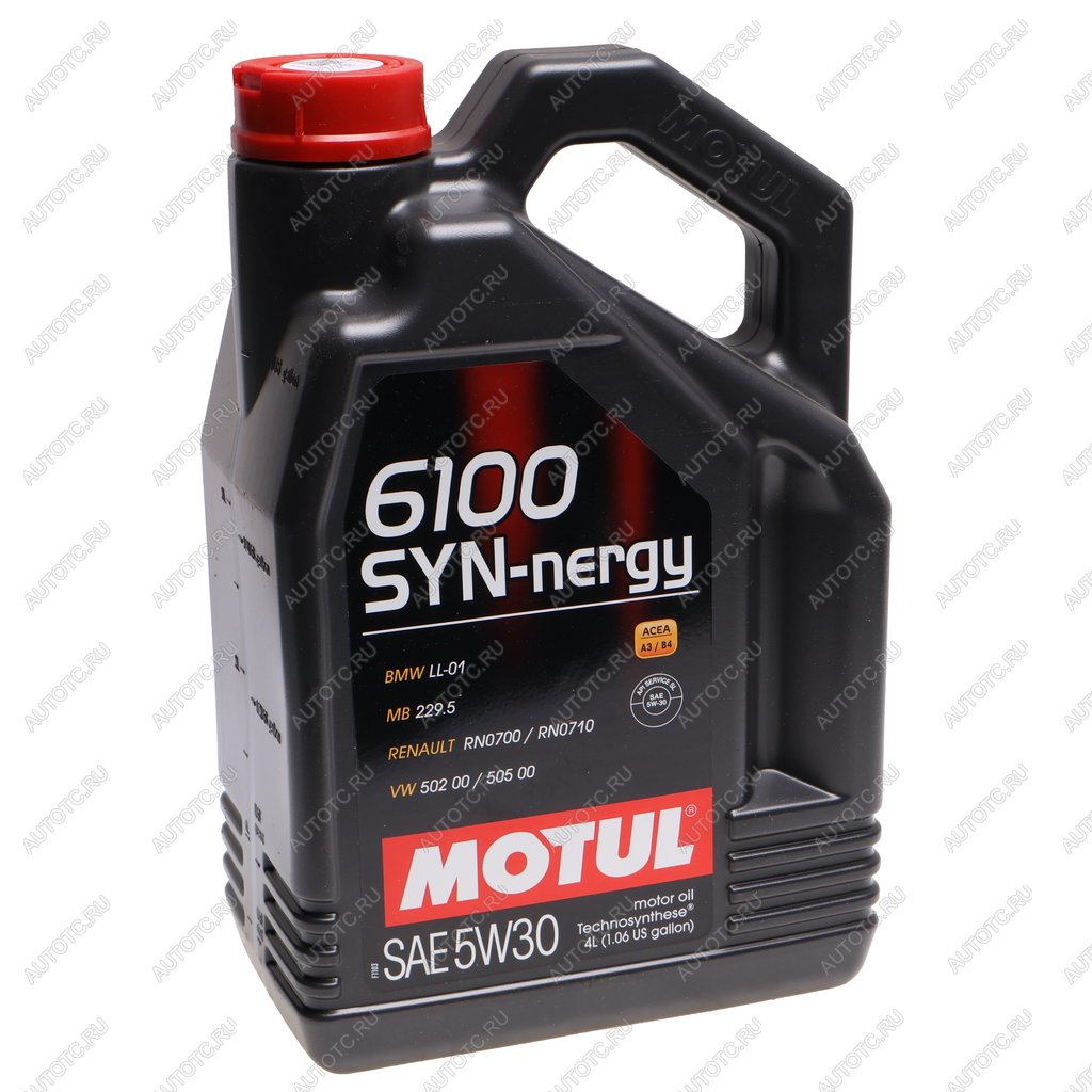 3 799 р. Масло моторное 6100 SYN-NERGIE 5W30 псинт.4л MOTUL  с доставкой в г. Кемерово