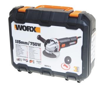 6 299 р. Машина углошлифовальная 750Вт 115мм 12000обмин. WORX  с доставкой в г. Кемерово. Увеличить фотографию 4