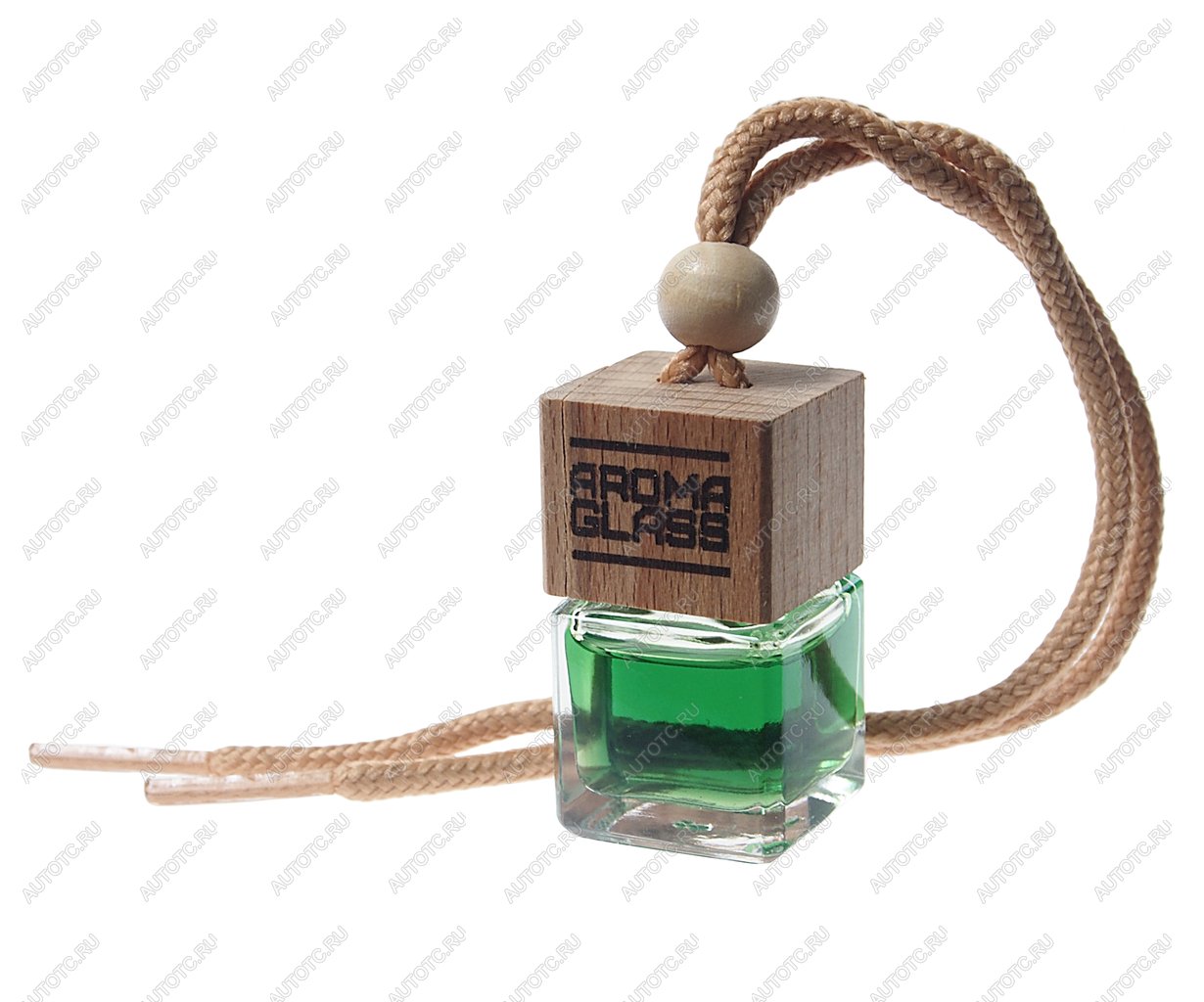 172 р. Ароматизатор подвесной жидкостный (Aqua de Melon) с деревянной крышкой Aroma Glass FOUETTE  с доставкой в г. Кемерово