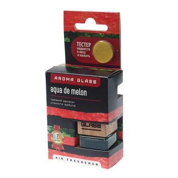 172 р. Ароматизатор подвесной жидкостный (Aqua de Melon) с деревянной крышкой Aroma Glass FOUETTE  с доставкой в г. Кемерово. Увеличить фотографию 2