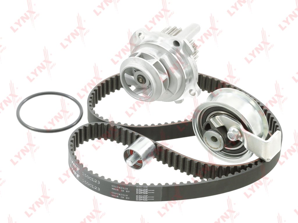 9 849 р. Комплект ГРМ VW AUDI A3 (96-13),A4 (94-08) SKODA Octavia (97-) (1.6) с насосом водяным LYNX  с доставкой в г. Кемерово