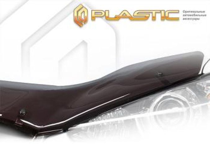 2 399 р. Дефлектор капота (европейская версия) CA Plastic  Ford Escape  2 (2008-2012) (Classic полупрозрачный)  с доставкой в г. Кемерово