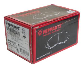 1 099 р. Колодки тормозные NISSAN Qashqai (07-13),X-Trail (07-14) задние (4шт.) NIPPARTS  с доставкой в г. Кемерово. Увеличить фотографию 3