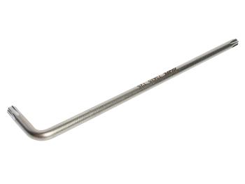 148 р. Ключ TORX Г-образный T25H удлиненный L=126мм JTC  с доставкой в г. Кемерово. Увеличить фотографию 1