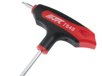 399 р. Ключ TORX Т-образный T10H с отверстием JTC  с доставкой в г. Кемерово. Увеличить фотографию 4
