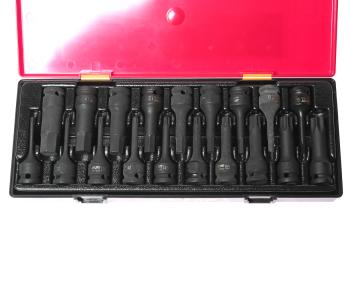 14 549 р. Набор головок торцевых 12" TORX,HEX ударных 19 предметов в кейсе JTC  с доставкой в г. Кемерово. Увеличить фотографию 2