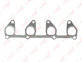 240 р. Прокладка коллектора CHEVROLET Aveo (03-) (1.5) OPEL Astra F,G,Vectra A,B (1.41.6) выпускного LYNX  с доставкой в г. Кемерово. Увеличить фотографию 1