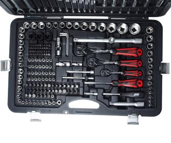 30 999 р. Набор инструментов 216 предметов слесарно-монтажный 14",38",12" 6-ти гранных в кейсе JTC  с доставкой в г. Кемерово. Увеличить фотографию 2