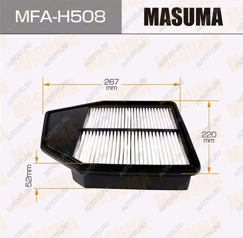 599 р. Фильтр воздушный HONDA Accord (08-) MASUMA  с доставкой в г. Кемерово