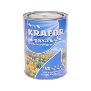 549 р. Грунт-эмаль по ржавчине серый 1л KRAFOR  с доставкой в г. Кемерово. Увеличить фотографию 1