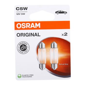 183 р. Лампа 12V C5W SV8.5-8 блистер (2шт.) OSRAM  с доставкой в г. Кемерово. Увеличить фотографию 1