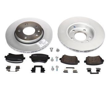 Диск тормозной VW Transporter (06-11) задний (2шт.) (с колодками) OE