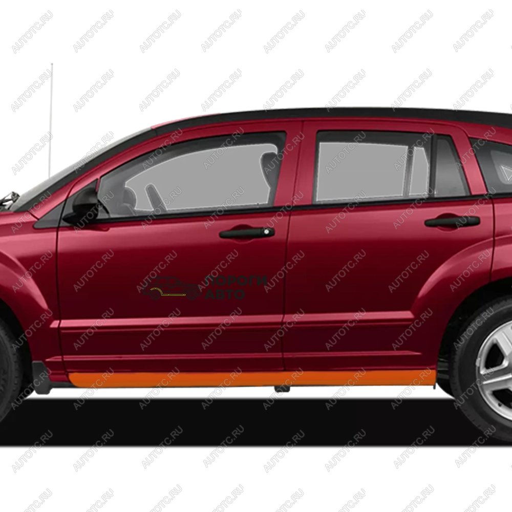 5 649 р. Dodge Caliber ремонтные пороги  с доставкой в г. Кемерово