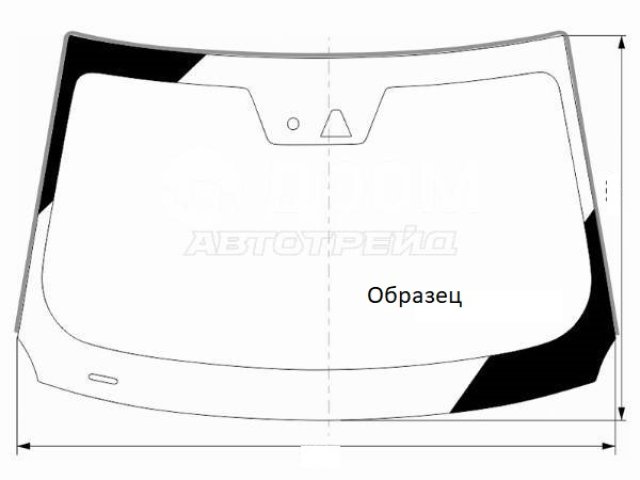 9 299 р. Стекло лобовое (молдинг) AGC Skoda Rapid NH3 рестайлинг лифтбэк (2017-2020) (зеленое)  с доставкой в г. Кемерово