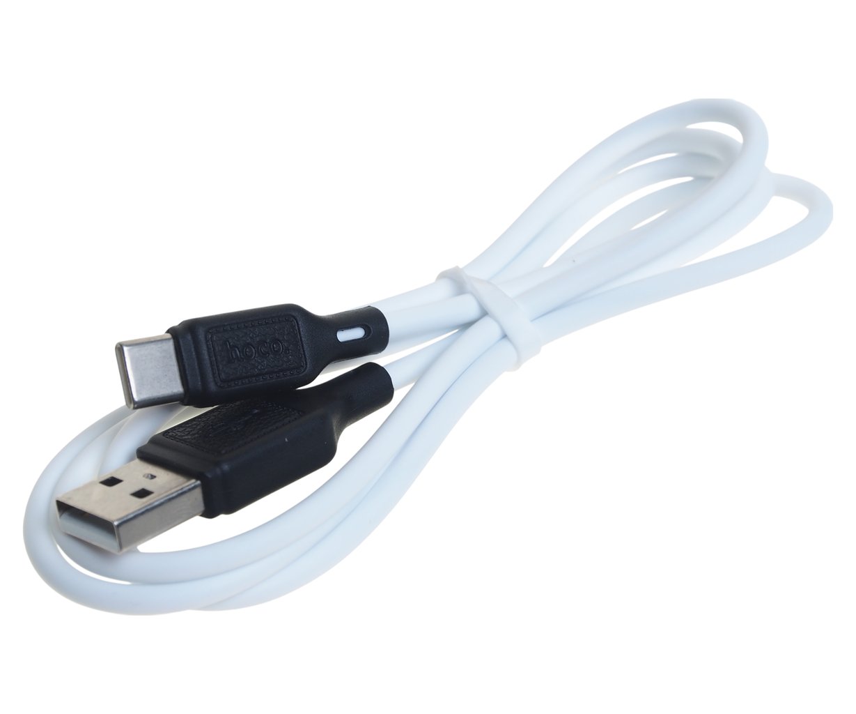 144 р. Кабель USB Type C 3A 1м белый HOCO  с доставкой в г. Кемерово