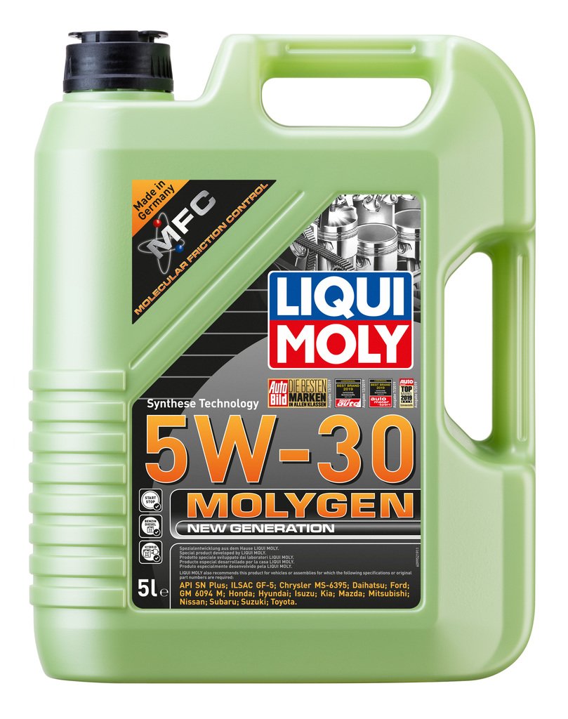 5 499 р. Масло моторное MOLYGEN NEW GENERATION 5W30 синт.5л LIQUI MOLY  с доставкой в г. Кемерово