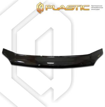 Дефлектор капота (exclusive) CA-Plastic ГАЗ ГАЗель Next  A21,A22, С41, С42 (2013-2025)  шасси (Classic черный)
