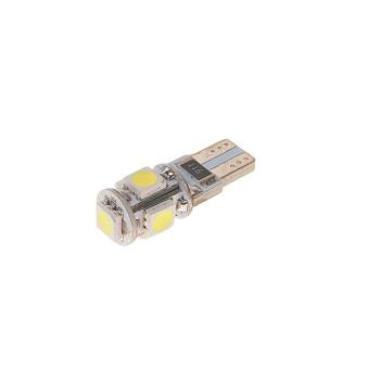 191 р. Лампа светодиодная 24V W5W T10 W2.1x9.5d 6000K 5 LED с обманкой CANbus MEGAPOWER  с доставкой в г. Кемерово. Увеличить фотографию 2