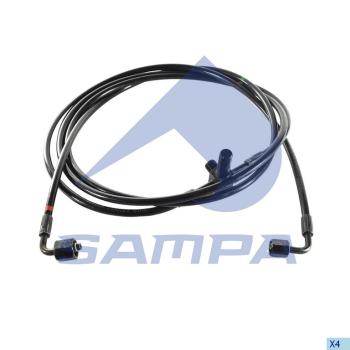 Шланг IVECO подъема кабины L=2800 SAMPA