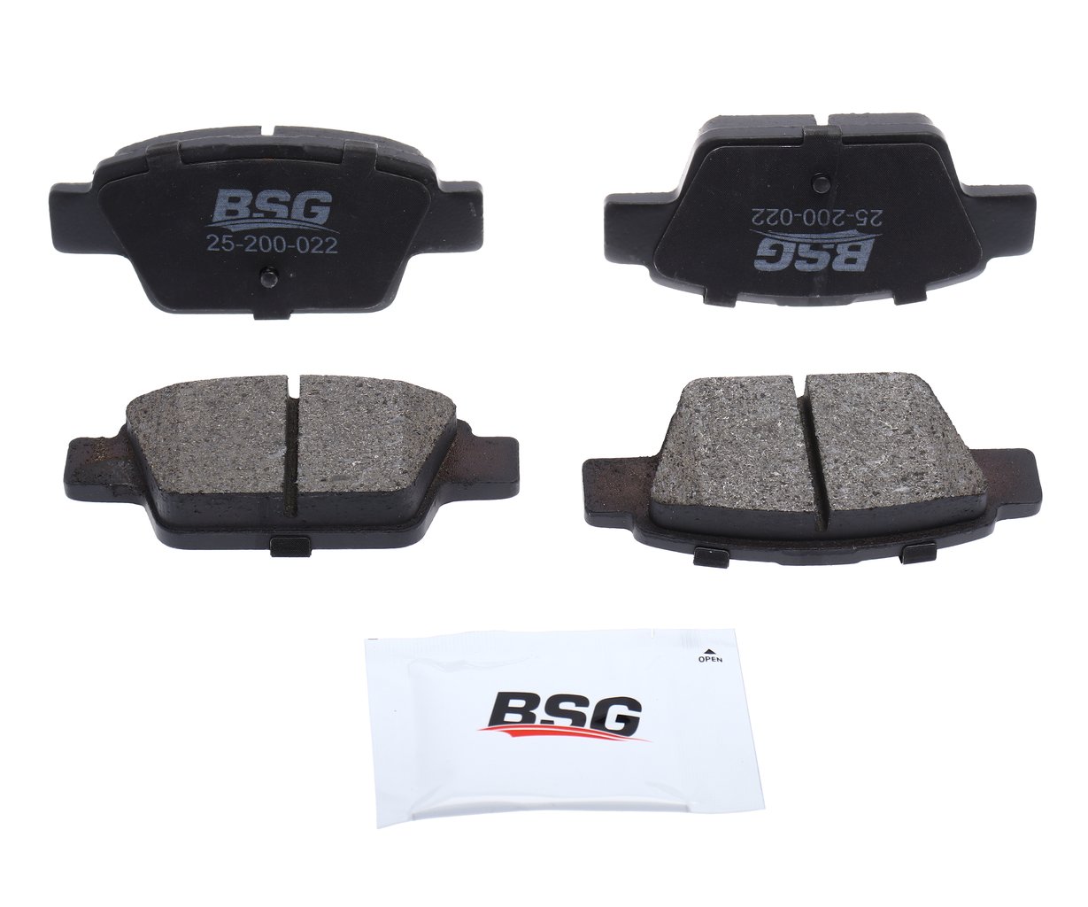 839 р. Колодки тормозные FIAT Bravo (06-),Stilo (01-06) задние (4шт.) BSG  с доставкой в г. Кемерово