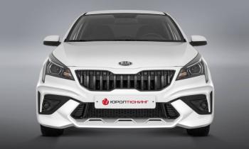 KIA RIO 4 бампер передний  "РОТОР" рестайлинг с 20 года по настоящего время