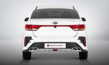 KIA RIO 4 бампер задний  "РОТОР" рестайлинг с 20 года с п-к. по настоящее время