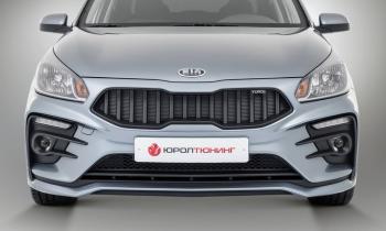 18 199 р. KIA RIO 4 бампер передний  "Kudos" дорейстайлинг с 2017 по 2022 г  с доставкой в г. Кемерово. Увеличить фотографию 3